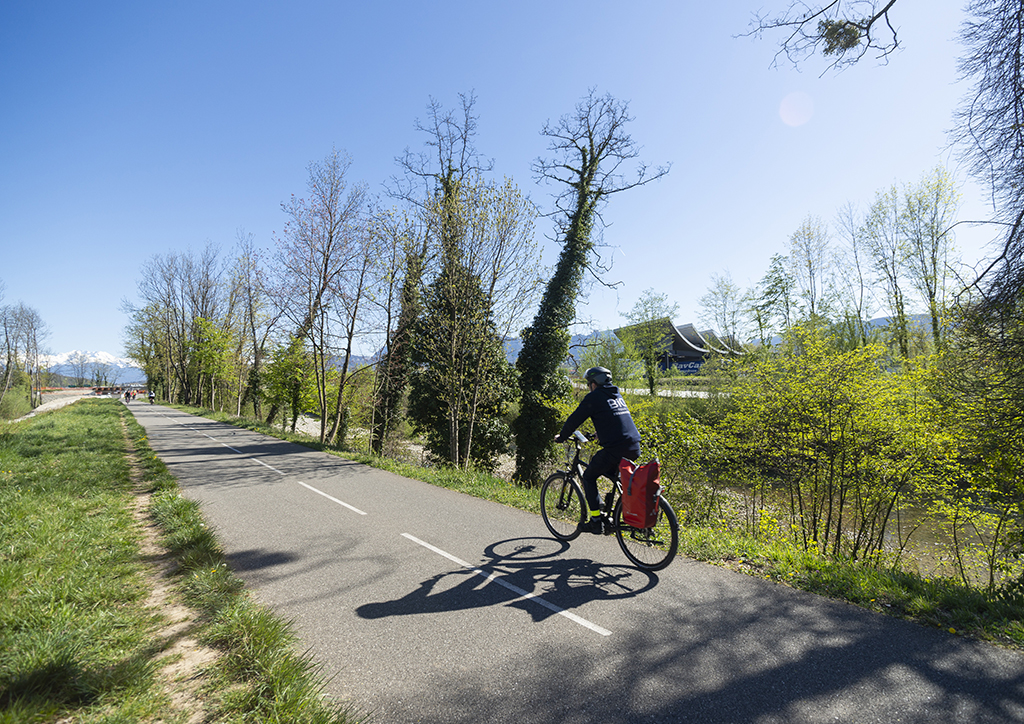 piste cyclable, chambery, avenue verte nord, nouvelle piste, velo, cycle